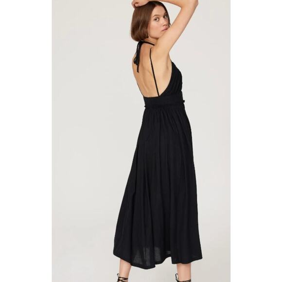 Ulla Johnson Black Strappy Freya Dress Sz 8 - Picture 3 of 9
